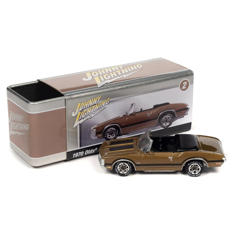 ماکت ماشین مدل OLDSMOBILE 442 CONVERTIBLE 1970 JOHNNY LIGHTNING