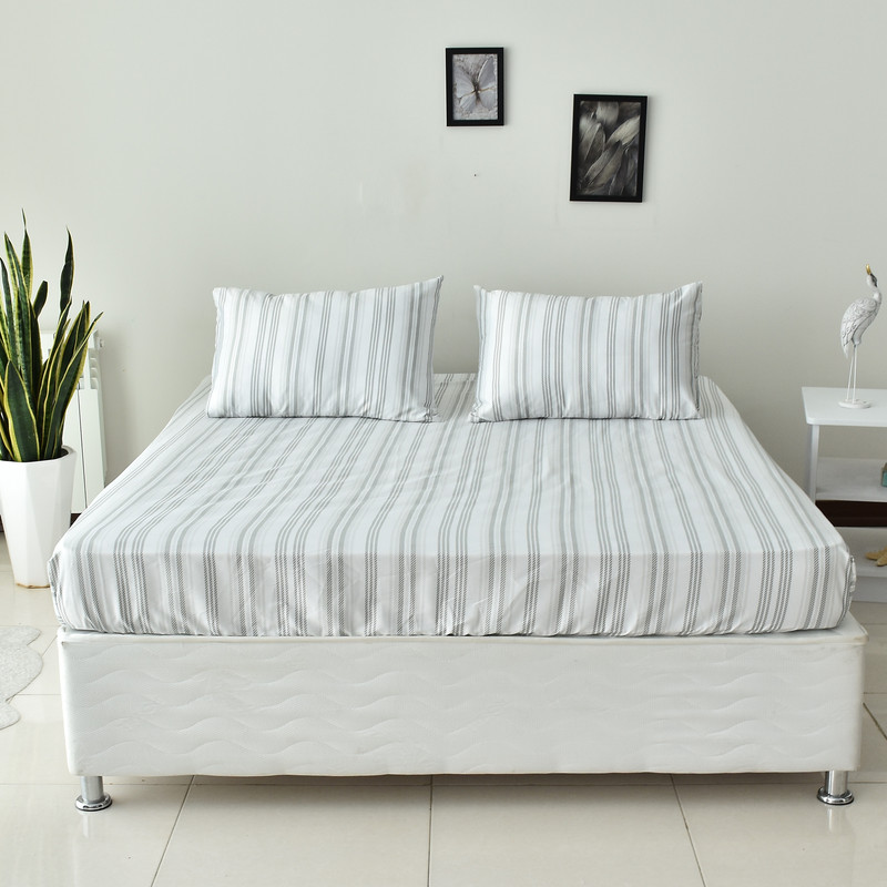 سرویس ملحفه بومرنگ مدل Vale-180 دونفره 3 تکه