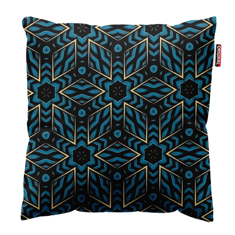   کوسن پاد آفرین طرح هندسی مدرن کد 3478 سایز 30*30 سانتی متر