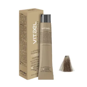 رنگ مو ویتائل شماره 6/1 حجم 100 میلی لیتر رنگ بلوند دودی تیره