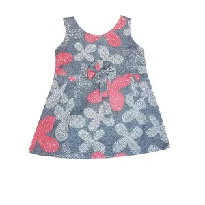 پیراهن دخترانه مدل گل های بهاری 