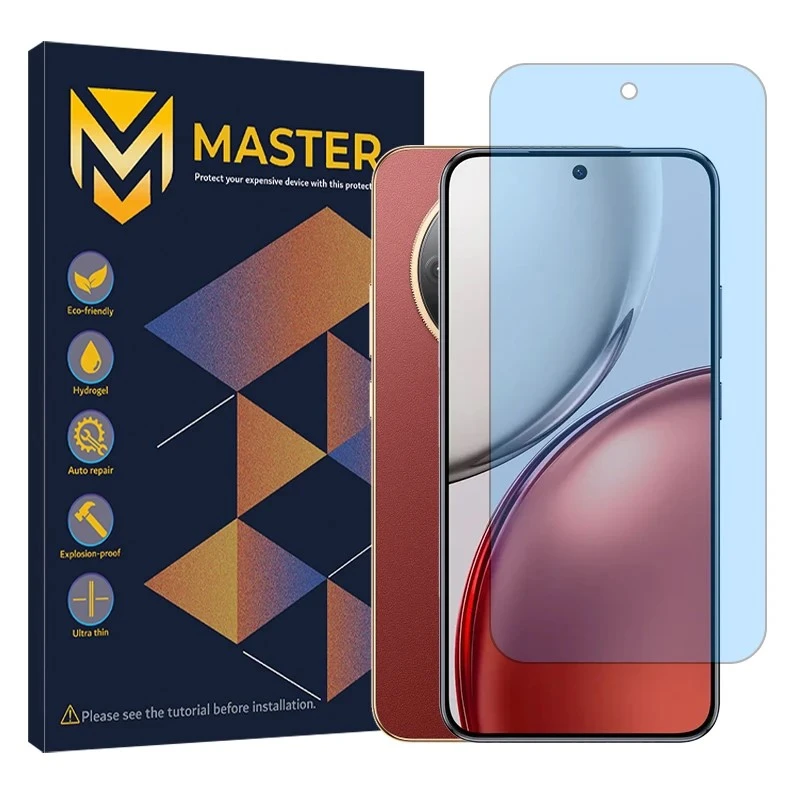 محافظ صفحه نمایش مات آنتی بلو مستر مدل هیدروژلی مناسب برای گوشی موبایل آنر X9d