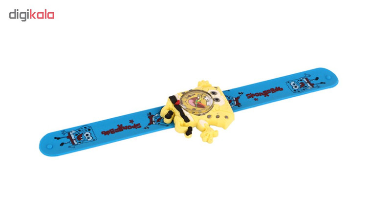 ساعت مچی عقربه ای پسرانه مدل باب اسفنجی ساعت مچی عقربه ای پسرانه مدل باب اسفنجی