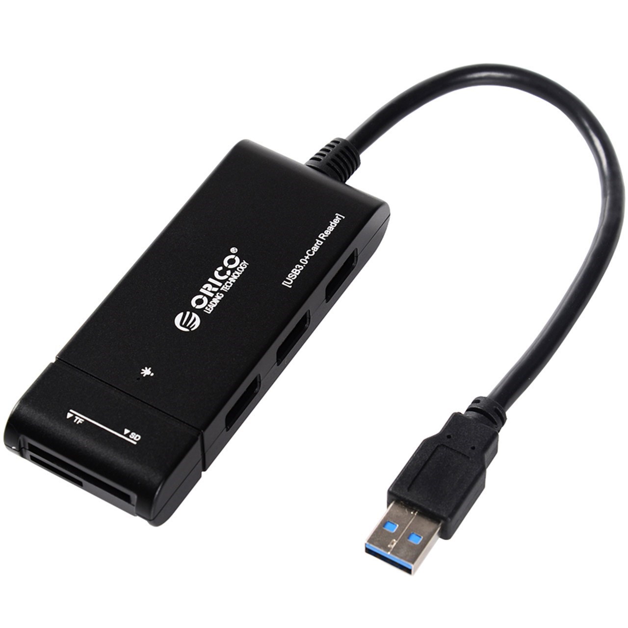 هاب USB 3.0 سه پورت همراه با کارت خوان اوریکو مدل H32TS-U3