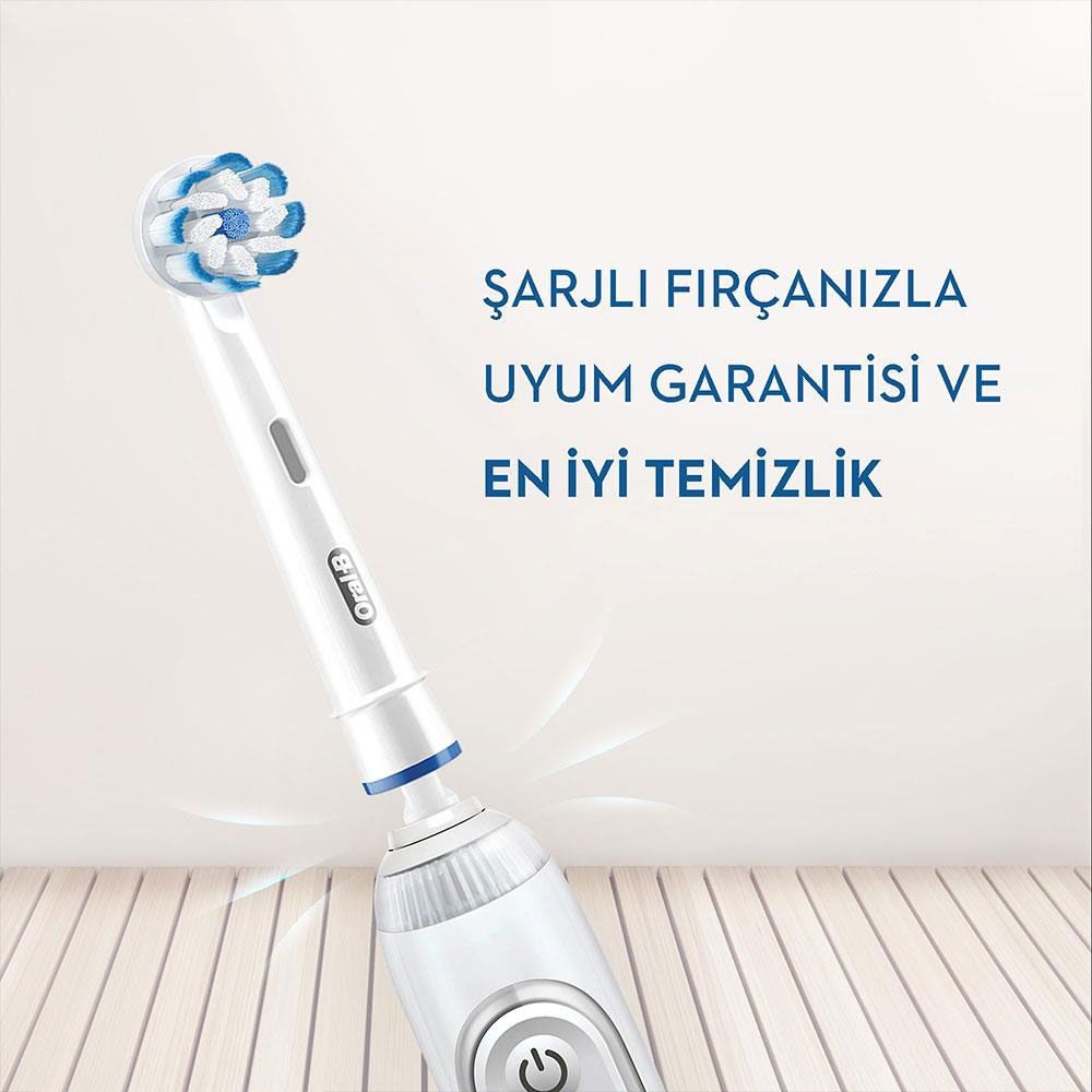 سری یدک مسواک برقی اورال-بی مدل Sensitive Clean -  - 3