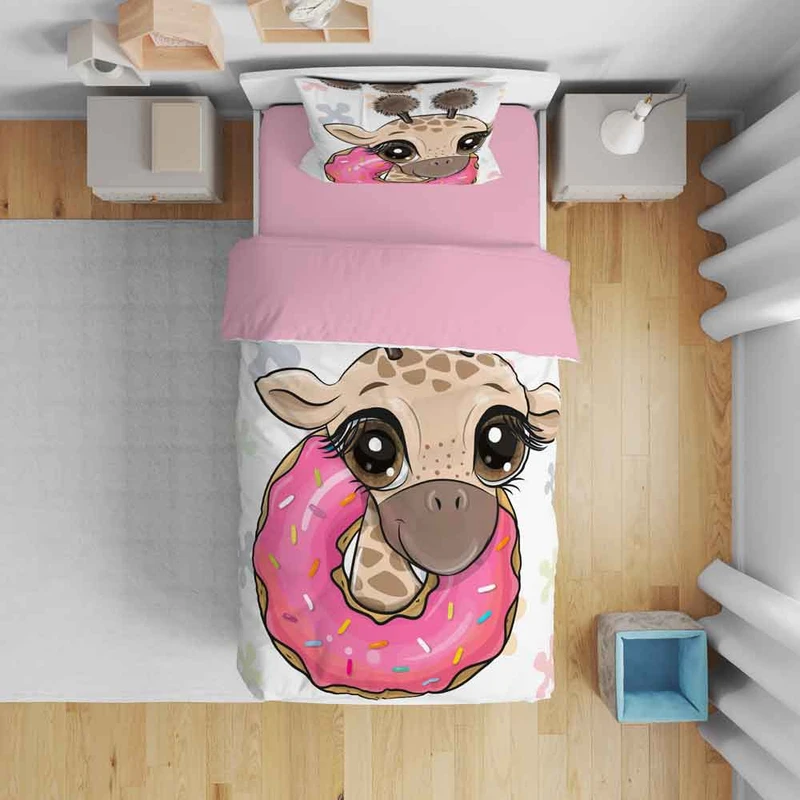 سرویس روتختی نوپه هوم مدل کارتونی T5845 یک نفره 5 تکه