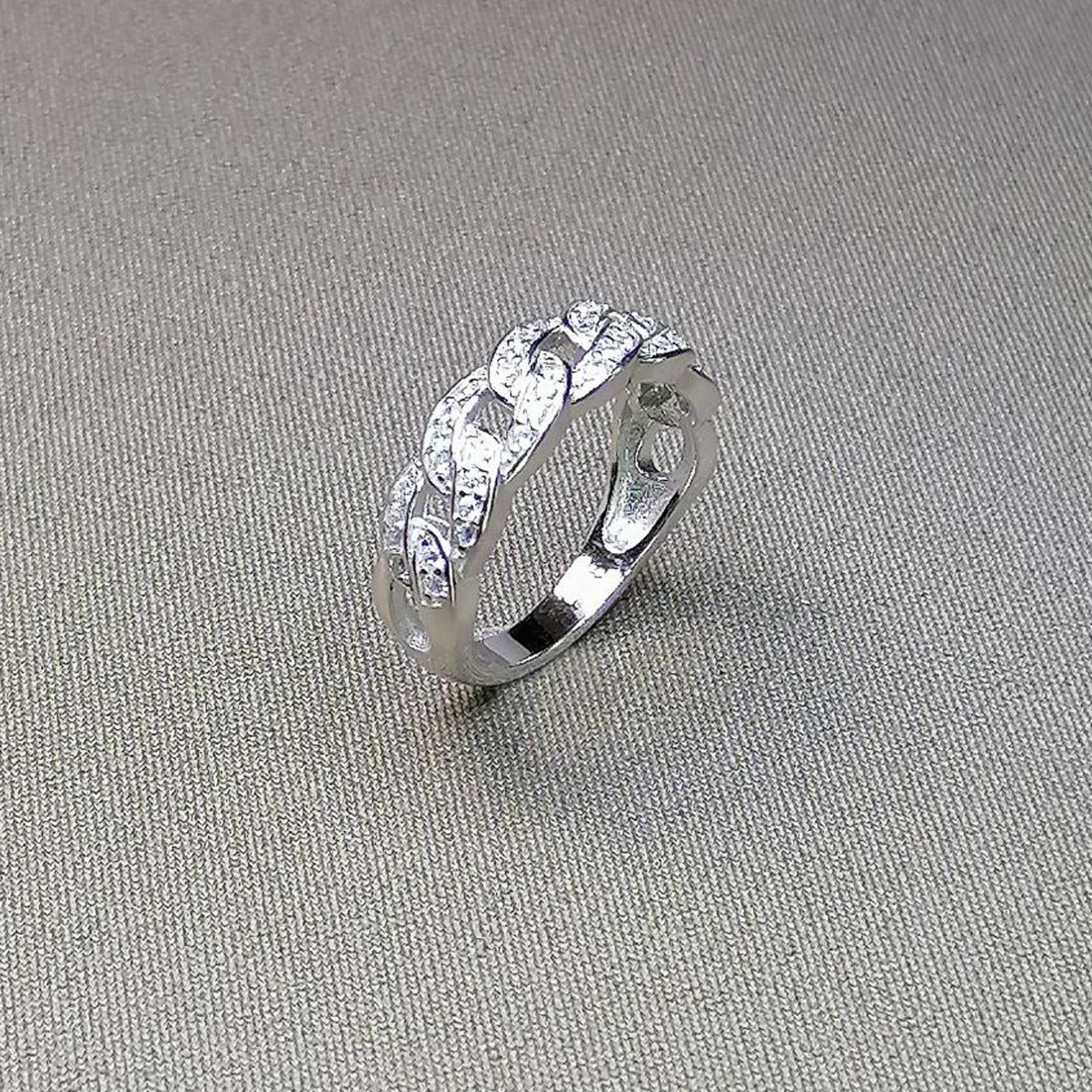 انگشتر نقره زنانه شهر جواهر مدل SJ-GR087 - - 10