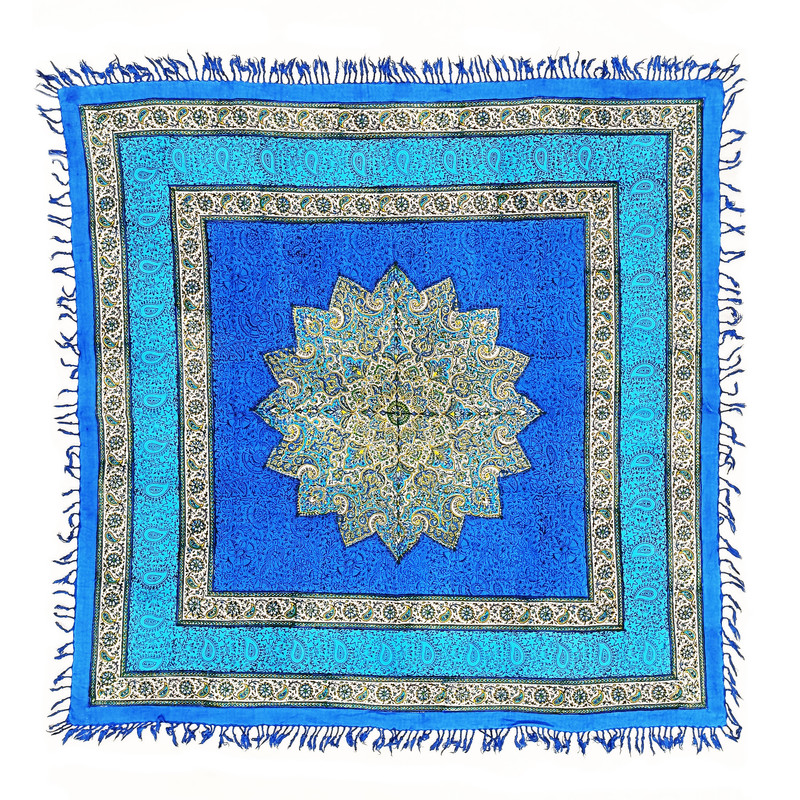 رومیزی قلمکار مدل ترنج T100