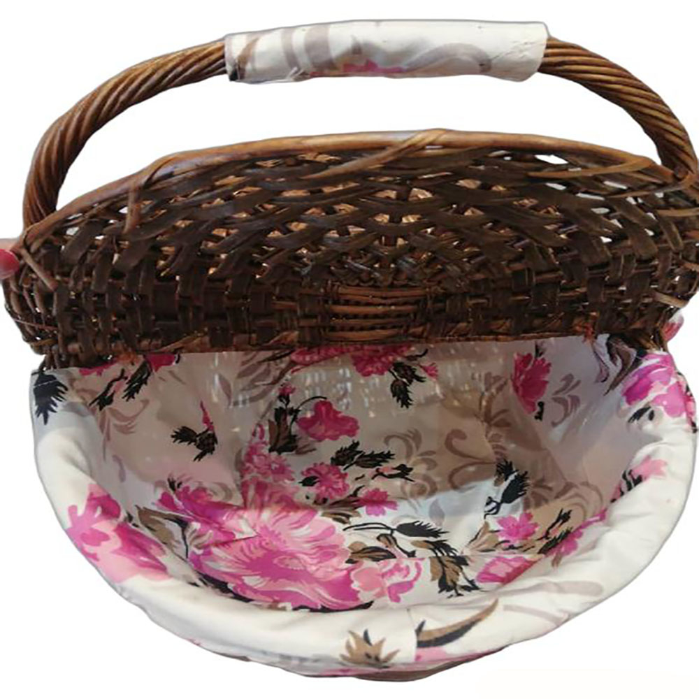 سبد پیک نیک مدل تخم مرغی چوبی کد 123