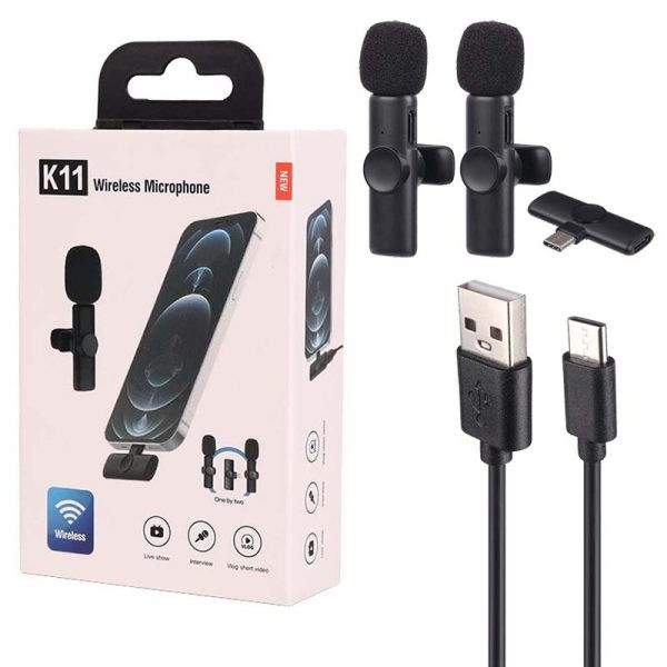 ست میکروفن بی سیم مدل k11