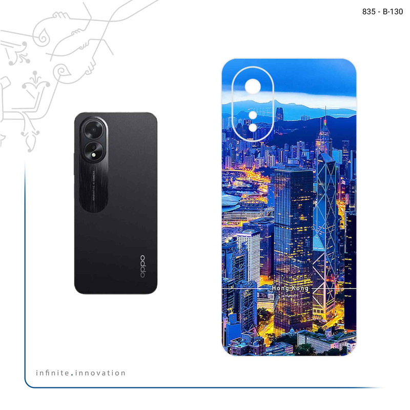 برچسب پوششی ماهوت مدل Hong Kong City مناسب برای گوشی موبایل اپو A38