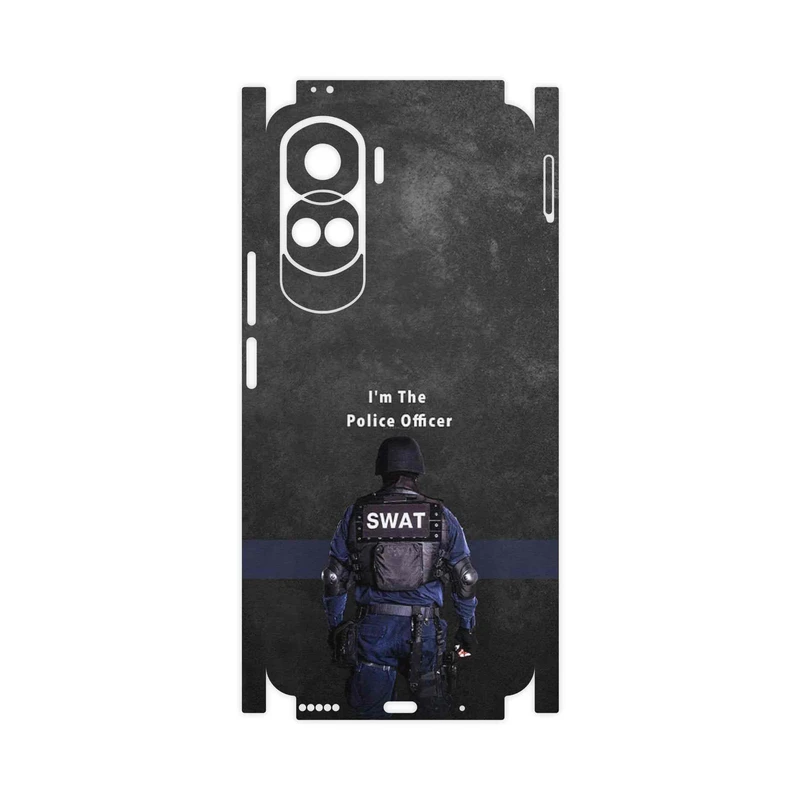برچسب پوششی ماهوت مدل Police Officer-FullSkin مناسب برای گوشی موبایل آنر 90 Lite