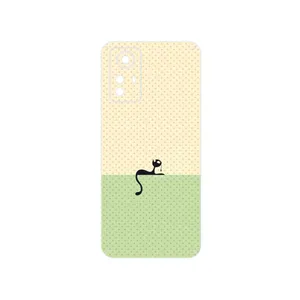 MAHOOT Minimal Internet Cat Icon Cover Sticker for Xiaomi Redmi Note 12S
