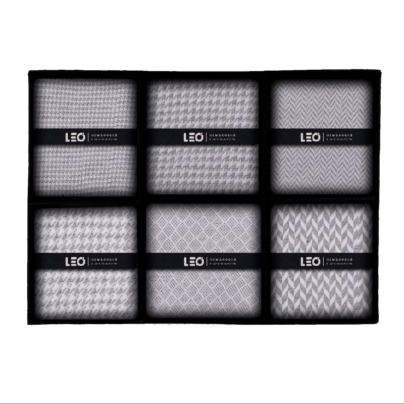 جوراب مردانه لئو کد 116 بسته 6 عددی