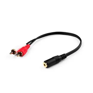  کابل تبدیل جک 3.5 میلی متری به RCA مدل B.K2118 طول 0.3 متر 