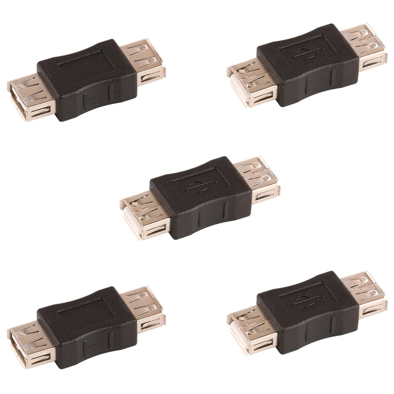 مبدل افزایش طول USB مدل Female-Female بسته 5 عددی