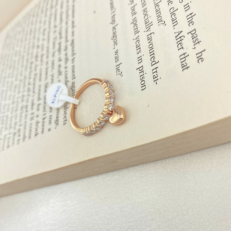 انگشتر زنانه ژوپینگ مدل قلب کد R4309