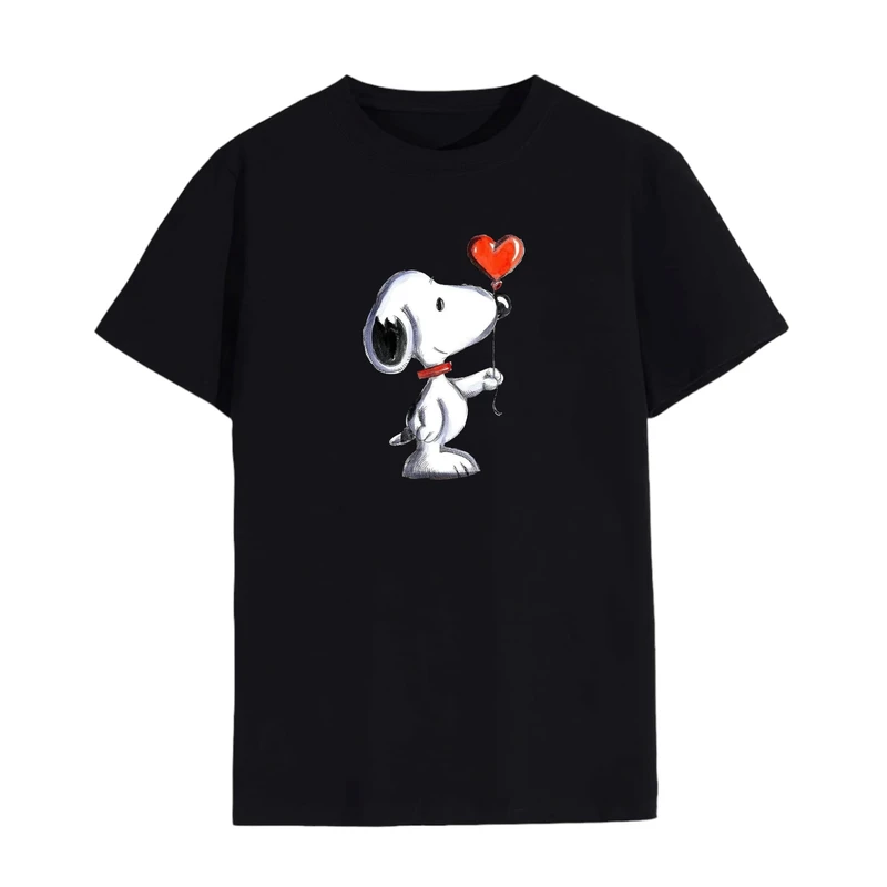 تی شرت لانگ آستین کوتاه زنانه مدل اسنوپی کد 44