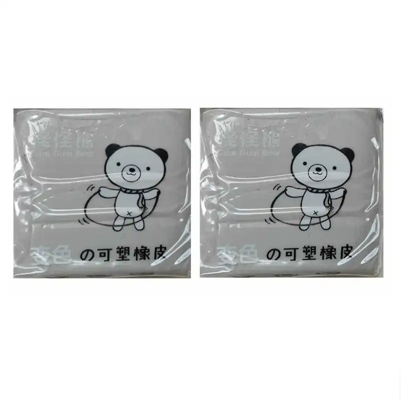 پاک کن خمیری مدل خرس کد 99108 بسته 2 عددی