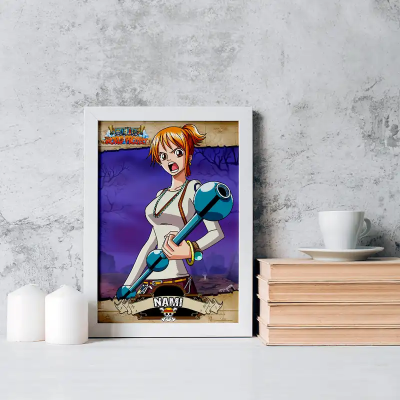 تابلو خندالو مدل نامی انیمه وان پیس One Piece کد 17234