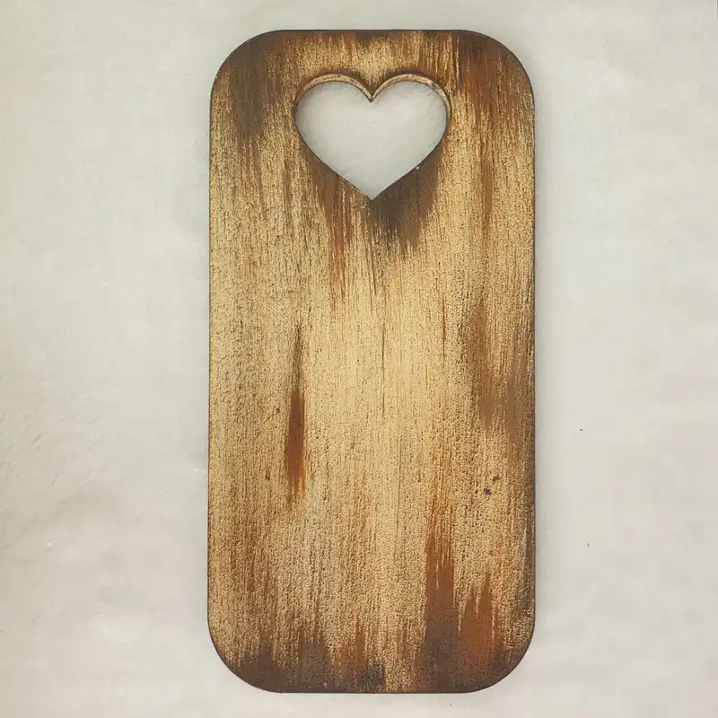 تخته سرو چوبی طرح قلب مدل 3002