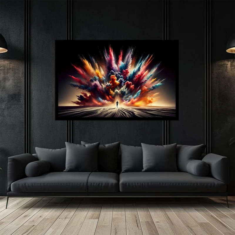 تابلو بکلیت طرح نقاشی و هنری دیجیتال  مدل B-bu2900