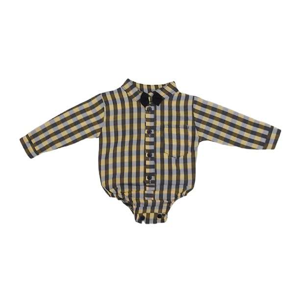 بادی آستین بلند نوزادی مدل 10