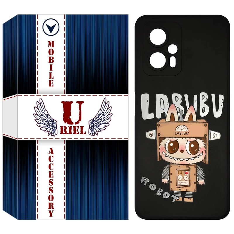 کاور یوریل مدل KSH کد 121 طرح عروسک لبوبو مناسب برای گوشی موبایل شیائومی Poco X4 GT