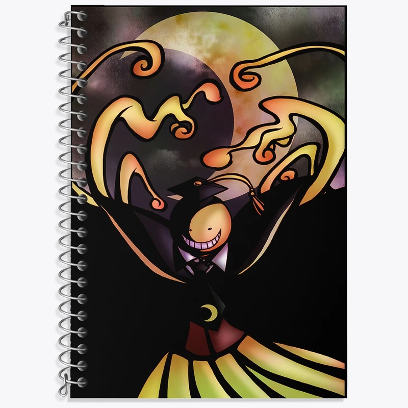 دفتر لغت 50 برگ خندالو طرح کورو سنسی انیمه کلاس آدمکشی کد 32068