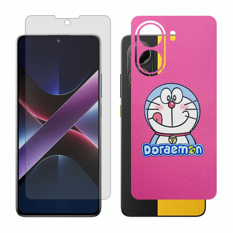 محافظ صفحه نمایش شفاف گلس مدل Together مناسب برای گوشی موبایل شیائومی Poco X7 Pro به همراه برچسب پوششی پشت گوشی