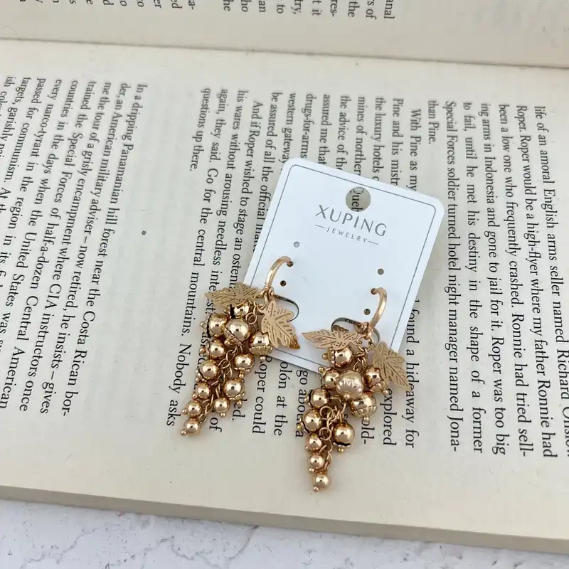 گوشواره زنانه ژوپینگ مدل انگور کد E4865