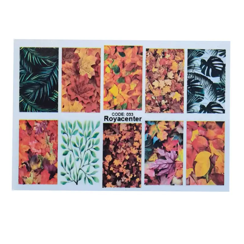 برچسب لنز ناخن رویاسنتر مدل 033