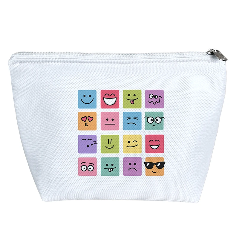 کیف لوازم آرایش دخترانه خندالو مدل ایموجی کد 1737