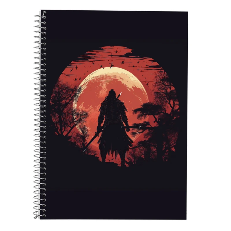 دفتر زبان 50 برگ مدوپد مدل دوخط طرح Attack on Titan کد DF10374