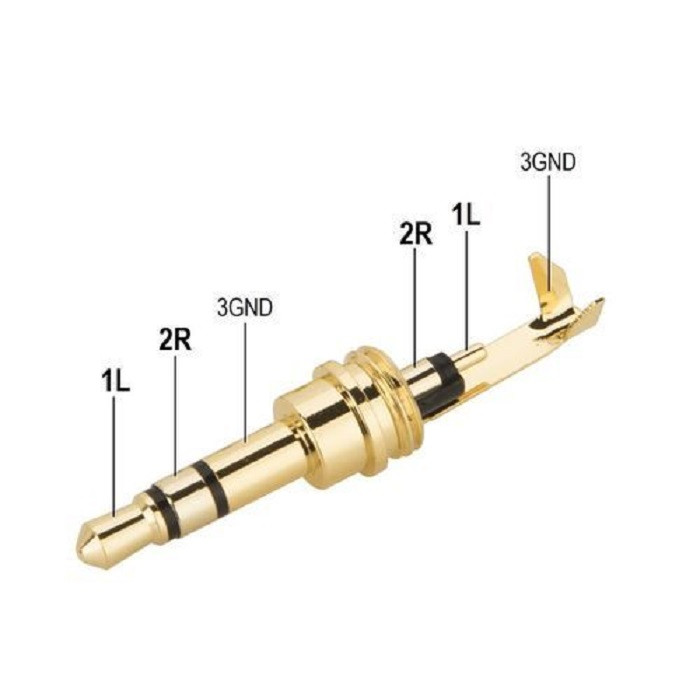 فیش AUX مدل 2 خط