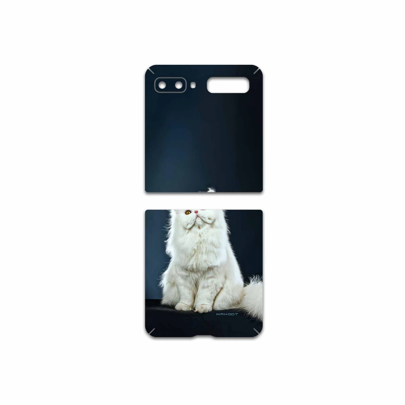 برچسب پوششی ماهوت مدل Persian-cat مناسب برای گوشی موبایل سامسونگ Galaxy Z Flip