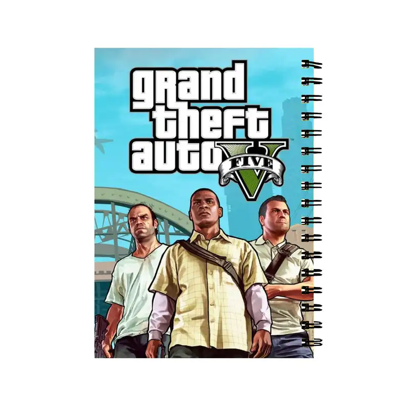 دفتر مشق 60 برگ طرح GTA کد D-901