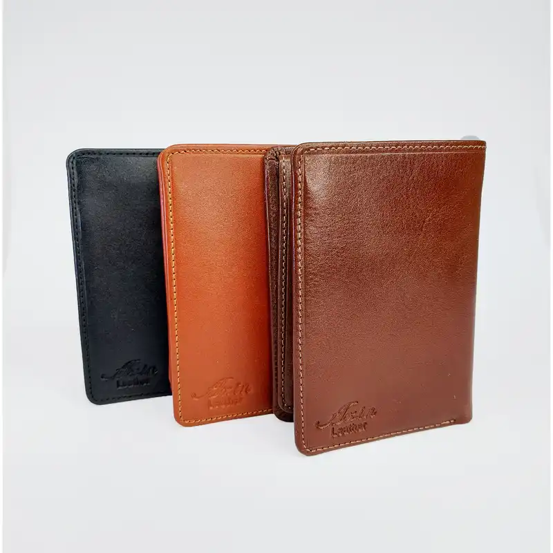 کیف پول مردانه مدل جیبی چرم کد RJAz-01