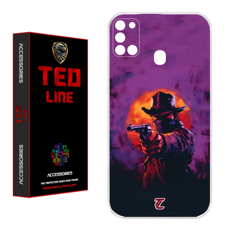 کاور تدلاین طرح رد دد ریدمپشن کد 1195 مناسب برای گوشی موبایل سامسونگ Galaxy A21S