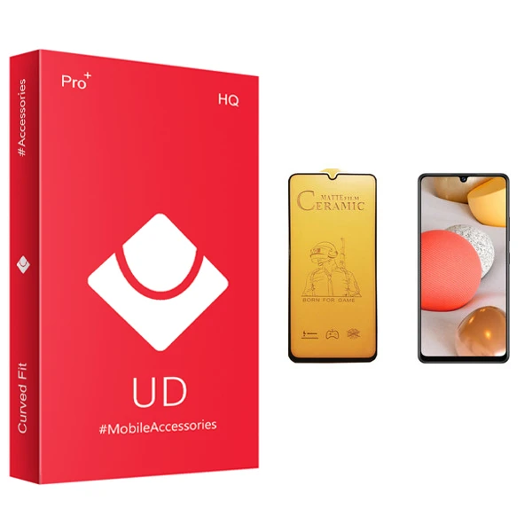 محافظ صفحه نمایش سرامیکی یو دی مدل +PRO مناسب برای گوشی موبایل سامسونگ Galaxy A42