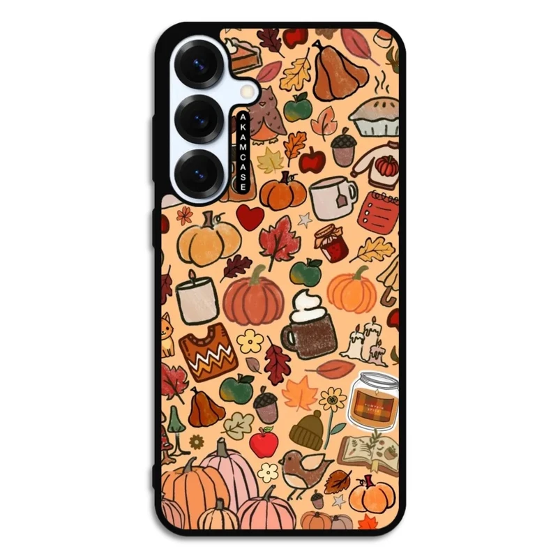 کاور آکام مدل AMC-WSGS25P-PUMPKIN-13 مناسب برای گوشی موبایل سامسونگ Galaxy S25 Plus