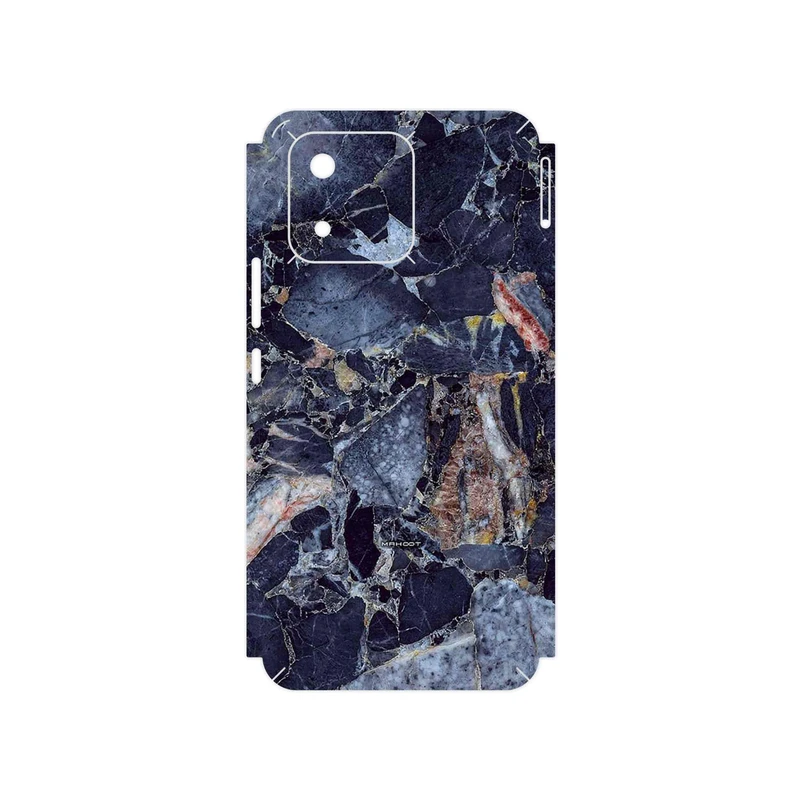 برچسب پوششی ماهوت مدل Broken black marble مناسب برای گوشی موبایل آنر X5