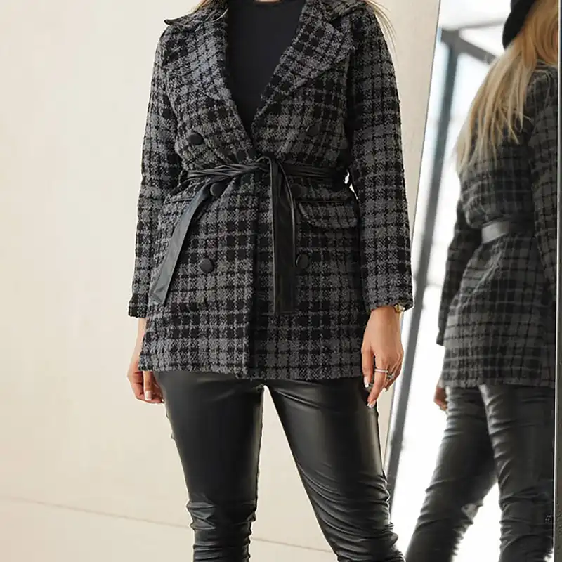 پالتو زنانه السانا مدل داروین کد 131302