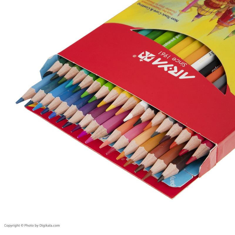 مداد رنگی 36 رنگ آریا مدل 3018-2