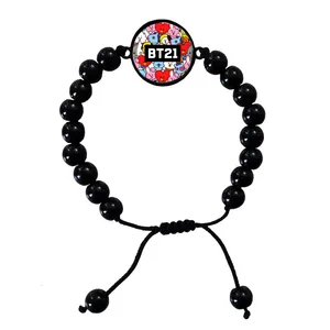 دستبند مدل گروه Bts Bt-21 کد 290