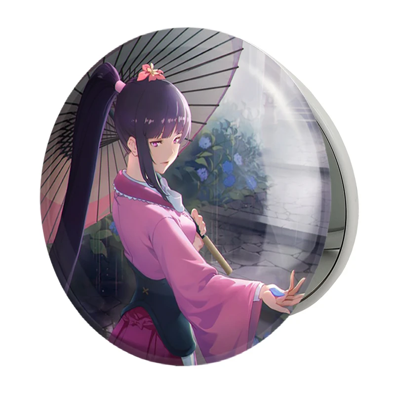 آینه جیبی خندالو طرح آیامه انیمه کابانری (Kabaneri) مدل تاشو کد 36012