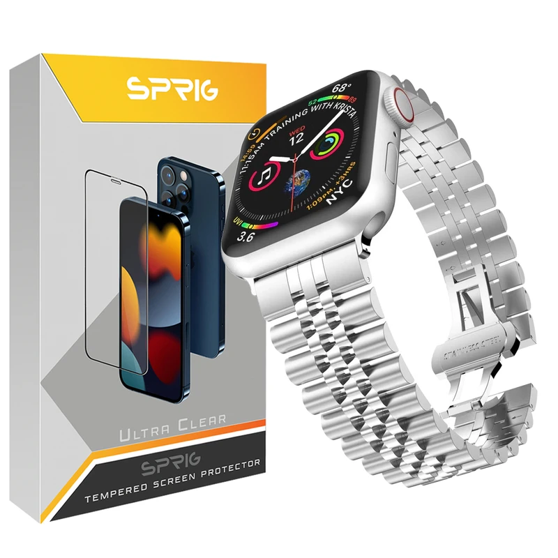 بند اسپریگ مدل RLX مناسب برای اپل واچ Ultra 49 میلی متری