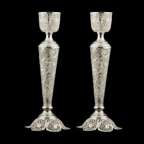 شمعدان ملیله کاری کد 01 بسته 2 عددی