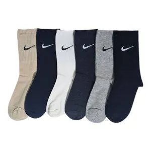 جوراب ساق بلند زنانه مدل تیک بسته 6 عددی