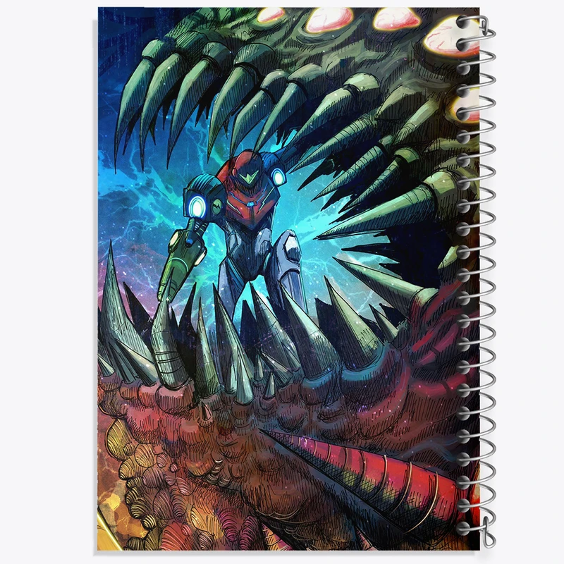 دفتر شطرنجی 50 برگ خندالو مدل بازی متروید (Metroid) کد 35652